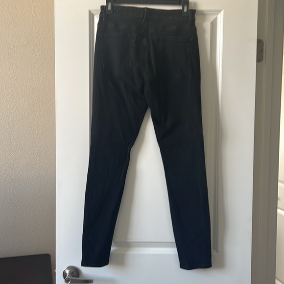 High Rize Stretch Denim Ankle Jeans with Stud accent - Picture 5 of 15